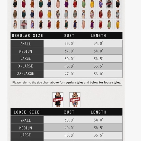 Amoretu Size Medium Tunic Dress V Neck Casual Loose Flowy Swing Shift Dress - Picture 5 of 5